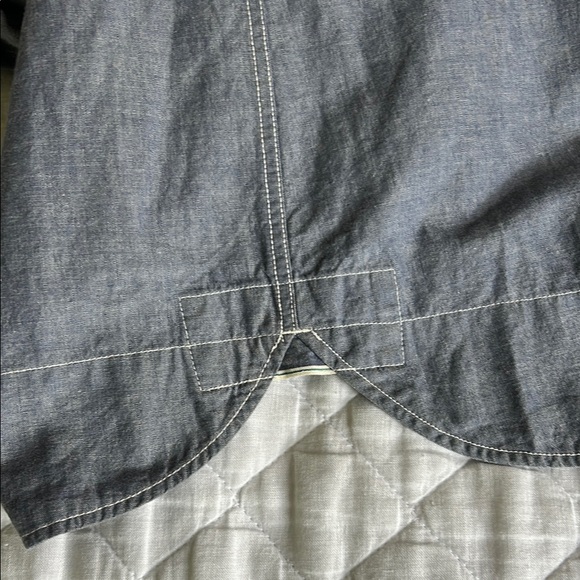 MHL Margaret Howell blue cotton chambray dress size II EUC. - Picture 7 of 11